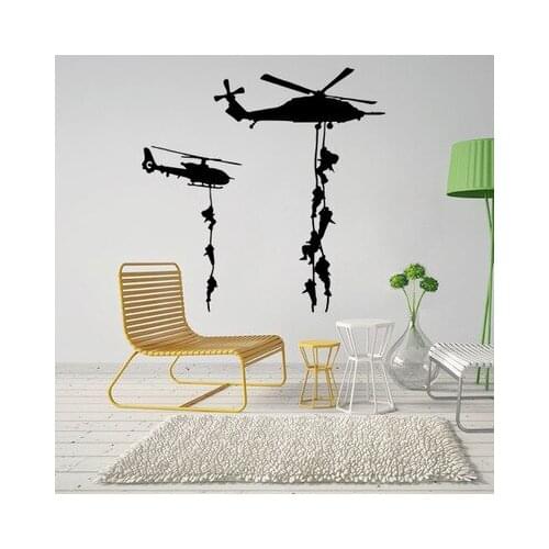 New Arrive Helicopter Wall Stickers Boy Room Kids Room Decoration Wallpaper Home Decor Wall Decal Poster Wall Sticker