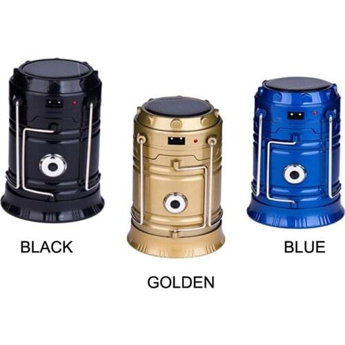 Portable Rechargeable Solar Torch 5W Energy Lantern LED Light Telescopic Switch Hand-Held Lamp For Outdoor Camping Telescopi