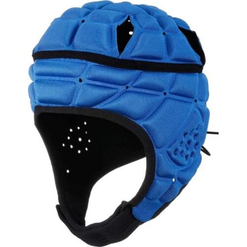 Adjustable Anti-Collision Football Soccer Helmet Kids Guard Breathable Sport Head Protector Soft Padded Headguard For Children