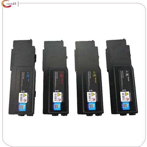 Compatible 4-Pack Toner Cartridges for Dell C2660 C2660dn C2665dn C2665dnf C2665 - 593-BBBU 593-BBBT 593-BBBS 593-BBBR