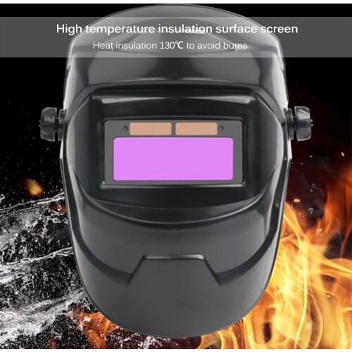 Welding Helmet Welding Mask Solar Cell Head-Mounted Welding Mask Adjustment Welding Helmet Eye Shield Protect High Quality