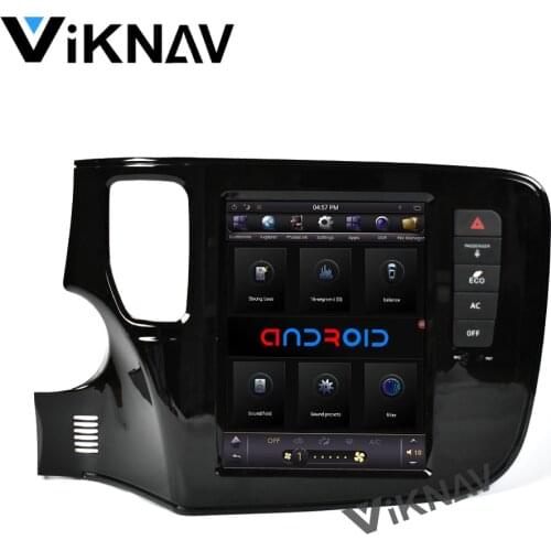 Vertical screen car autoradio GPS navigation for Mitsubishi Outlander 2014+ car multimedia stereo player DVD player
