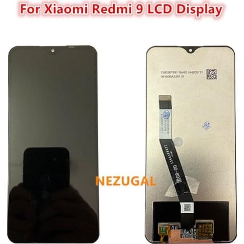 Display For Xiaomi Redmi 9 LCD Display Touch Screen With Frame Digitizer Assembly Replacement Display For Redmi 9 LCD Screen