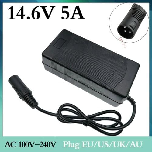 14.6V 5A and 14.4v 2A battery charger output 110-240V General to the 18350 battery charge