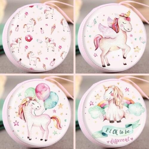 2pcs/10pcs Round Unicorn/Flamingo Candy Box Jewelry Box Baby Shower Wedding Birthday Decoration Party Supplies Gifts Boxes Decor