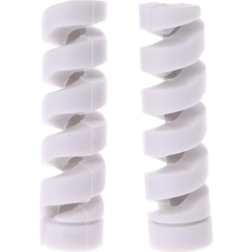 2pcs Cable Protector Bobbin Winder Data Line Case Rope Protection Spring Twine For Phone USB Earphone Cover R9UA