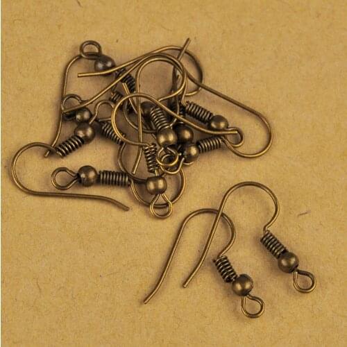 2000pcs Antique Bronze Earring Findings Ear Clasps Hooks Fittings DIY Jewelry Making Accessories Hook Ear wire Jewelry Supplies