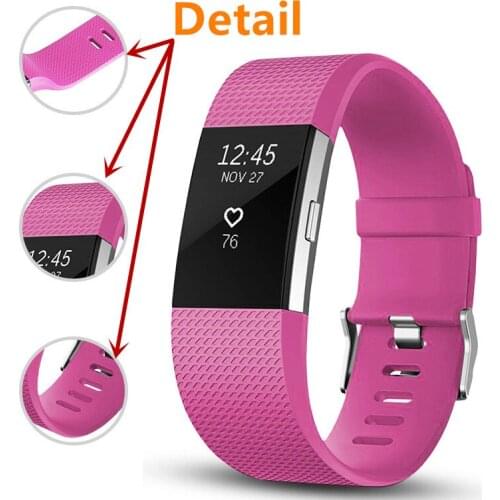 2020 Dropshipping Accessories for Fitbit Charge 2 Band Replacement Bracelet Strap for Fitbit Charge 2 Band Wristbands 18 Colors