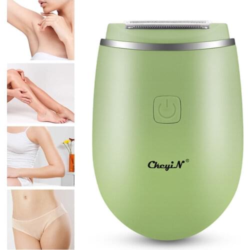 USB Rechargeable Lady Shaver Electric Painless Women Razor Bikini Trimmer Face Body Armpit Hair Removal Wet Dry Use Depilatory