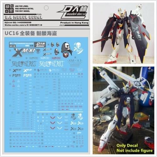 D.L high quality Decal water paste UC16 For Bandai MG 1/100 Crossbone Fullcloth X1 Gundam DL079