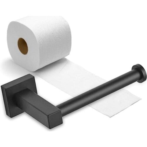 Bathroom Toilet Paper Holder Towel Hanging Rack Wall Mounted Door Hanger Shelf Home Supporter Fixture Accessories