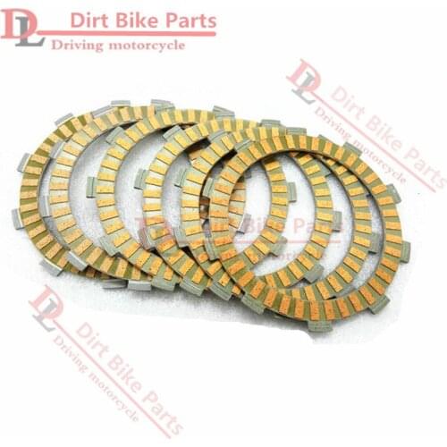 6 pcs Motorcycle Friction Clutch Plates for Honda NX250 AX-1 XR250 CR125R MTX200RW XR250L New Motorbike