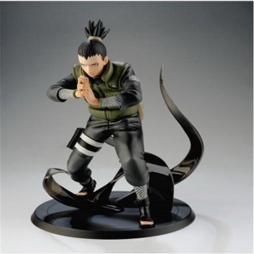 Naruto Nara Shikamaru Shadow PVC Action Figure Sasuke Collection Model Doll Toys Kids Gifts Desk Decoration 14cm
