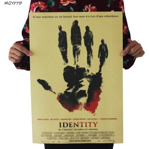 Movie Identity Kraft Paper Poster Home Wall Room Decoration Painting 50.5x35cm