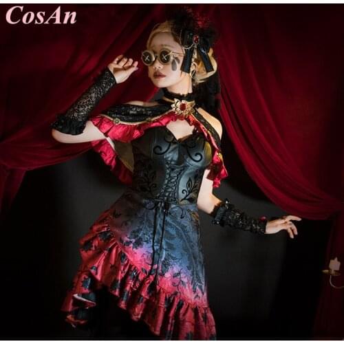 Game Identity V Emily Dale Cosplay Costume Fashion Printed Uniform Dress Halloween Party Role Play Clothing Sold Out Soon