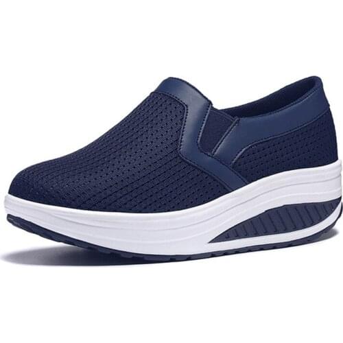 MHYONS Women Sneakers Slip-On Spring Summer Cushioning Sports Shoes for Female Wine Red Comfortable Womens Loafers Flats