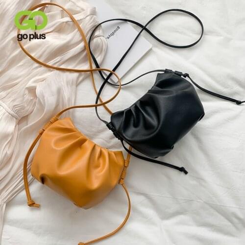 GOPLUS Solid Color Pleated Womens Bags 2021 Purses and Handbags Luxury Designer Sacos De Mujer De Vestir Casual Tote Bag