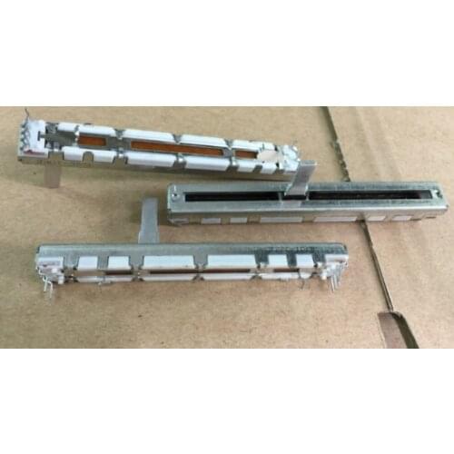 [VK] Japan ALPS B10K single 75MM 7.5cm sliding potentiometer shaft length 15mm switch