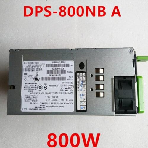 Almost New PSU For Fujitsu X79 800W Power Supply DPS-800NB A S26113-E574-V50