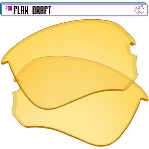 EZReplace Polarized Replacement Lenses for - Oakley Flak Draft Sunglasses - Night Vision