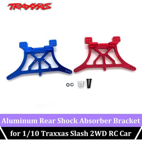 RC 1:10 Aluminum Alloy Rear Shock Tower Upgrade Parts Atomik Replaces TRX 3638 for Traxxas Slash 2WD 1/10 Robby Gordon Dakar Car