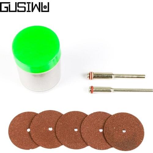 GUSIWU 38pcs/set dremel accessories resin cutting disc 23.5mm cut off wheel for dremel rotary tools metal wood cutting tools