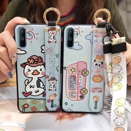 Black Case Fashion Design Phone Case For OPPO Realme C3/C3i Soft Case Silicone For Girls Durable