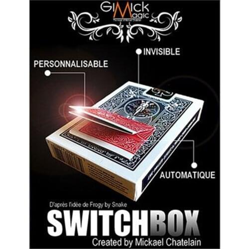 SWITCHBOX (Gimmick+Online Instruct) By Mickael Chatelain Magic Tricks Close Up Magic Props Card Magic Toys Illusions Magician