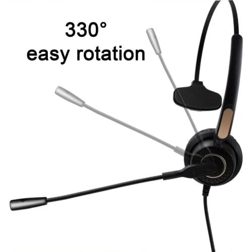 USB Headset Microphone For PC Noise Cancelling In-Line Controls Headphone For PC /Laptop/Computer