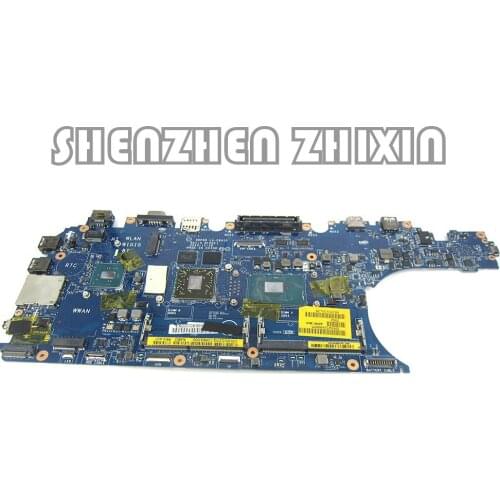 Yourui For DELL E5570 Laptop motherboard with SR2FU I7-6820HQ CN-0CC27G CN-0K6HJF K6HJF LA-C841P FULL working