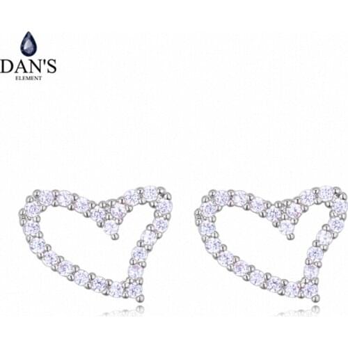 DANS 3 Colors Real Austrian crystals Stud earrings for women Earrings s New Sale Hot Round 128281