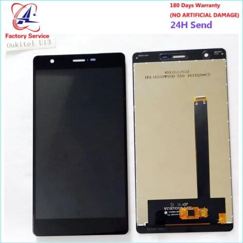 5.5 inch For Original Oukitel U13 LCD Display And Touch Screen Digitizer Assembly Replacement +Tools +Adhesive Stock