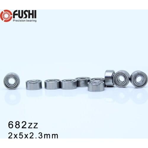 682ZZ ABEC-1 (100PCS) 2x5x2.3mm CS682 Miniature Ball l Bearings 618/2ZZ