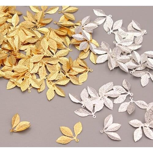 Antique Flower Leaf Three Leaf Decoration Accessories DIY And Wind Headdress Leaf Home Decoration Accessories Garden 100