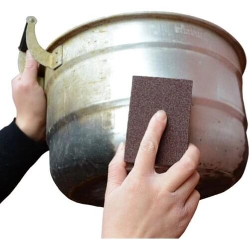 Magic Sponge Eraser Rust Kitchen Tools Gadgets Remover Brush Dish Pot Cleaning Brush Sponge Emery Descaling Clean Rub Pot