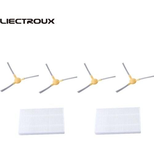 Suitable for LIECTROUX C30B Vacuum Cleaner Spare Parts Kits , Side Brush*4,HEPA filter*2,Primary filter*2,Central Brush*2, Mop*3