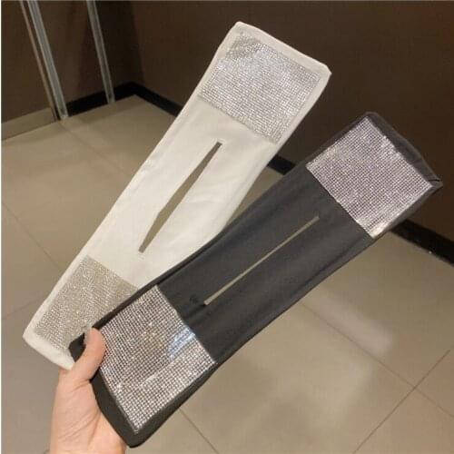 Rhinestone twisted disc hair artifact headdress hairpins summer back head bow