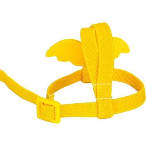 Ultralight Harness Leash Soft Portable Pet Playthings Anti-bite Flying Training Rope Parrot Bird Pet Leash Kits with 2 Wings