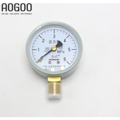 Y-60 0-6Mpa Vacuum Gauge Air Manometer Analog Pressure Gauge