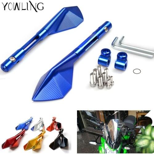 Motor Rearview Mirror Scooter Parts Universal motorcycle Scooter Rearview Mirrors for honda cbr250r cbr300r CB300F cbr500r cb500