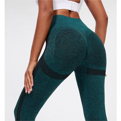 Women Gym Seamless Yoga Leggings Scrunch Tights Push Up Anti Pants Sport Wear Fitness Athletic Booty Clothing Yoga Tights