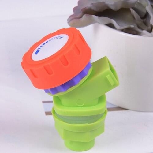 1 Pcs Outdoor Water Faucet Tap Knob Type Plastic Replacement For Water Tank Bucket Wine Juice Bottle