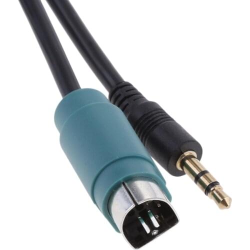 3.5 Mm Car Aux Cable Audio Adapters For ALPINE KCE-236B For Phone MP3