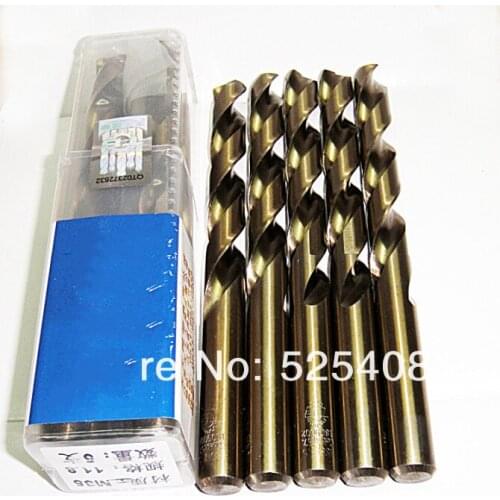 5pcs 7.5mm 7.6mm 7.7mm 7.8mm 7.9mm cobalt drill bit stainless steel drill bit cobalt drill bit set