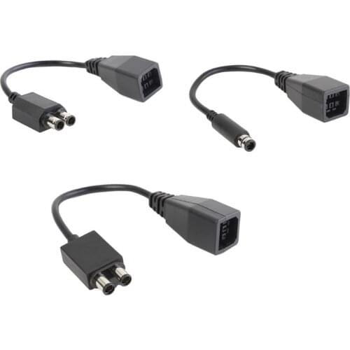 For Microsoft Xbox 360 to Xbox Slim/One/E AC Power Adapter Cable Converter Transfer Cable Cord Accessories