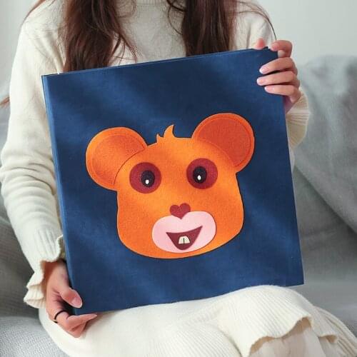 PA46 Album book self-adhesive diy cover cartoon family baby growth record album album interstage large-capacity album