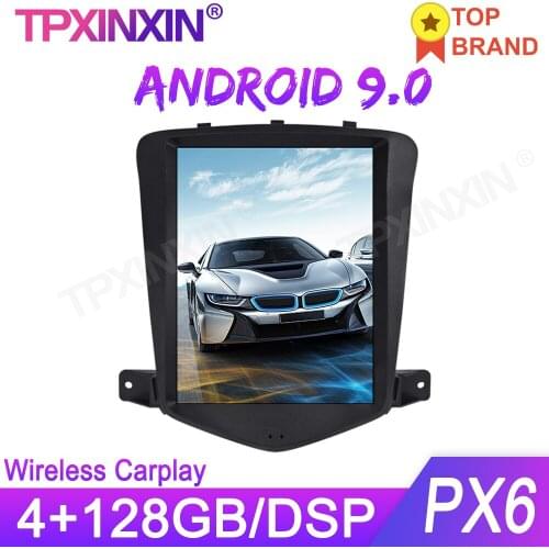 Android 9.0 4GB +128G For Chevrolet CRUZE 2008-2012 Tesla Style Car GPS Navigation Stereo Head Unit Multimedia Player Auto Radio