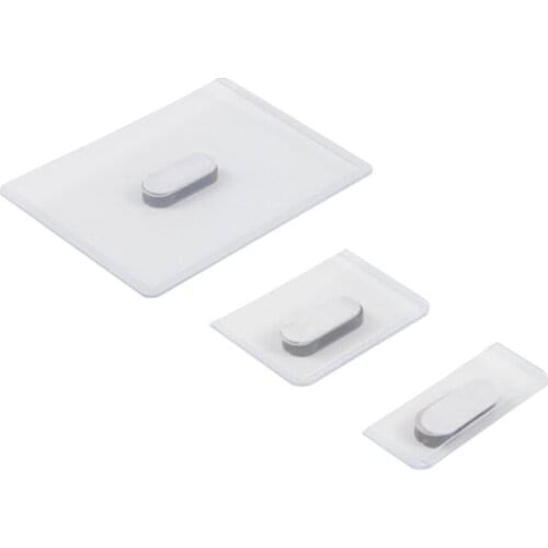 Pin Name Badge Card Pvc Cover Paper Nameplate Sleeve Magnetic Badge Holder Clear Card Protector