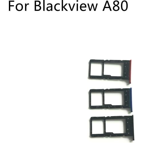 Blackview A80 Original New Sim Card Holder Tray Card Slot For Blackview A80 MT6737V/W 6.21'' 720*1520 Smartphone