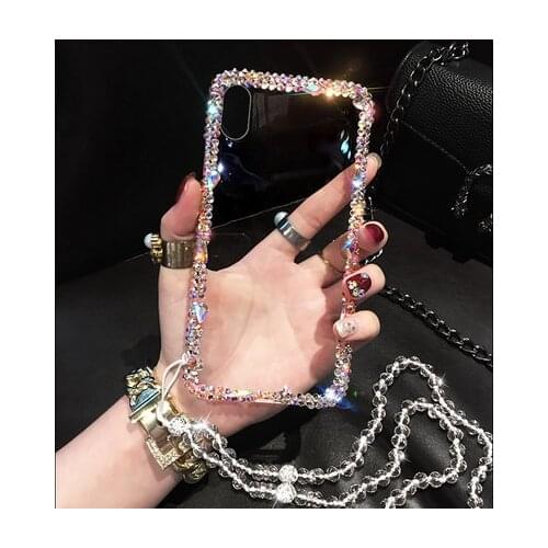 Fashion Crystal Diamond Phong Case For Case For Xiaomi Redmi 9 9A 9T Pro Note9 Pro Max Note9S Note8 Pro Case